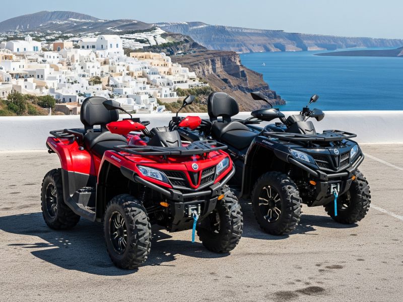 rental atvs at santorini